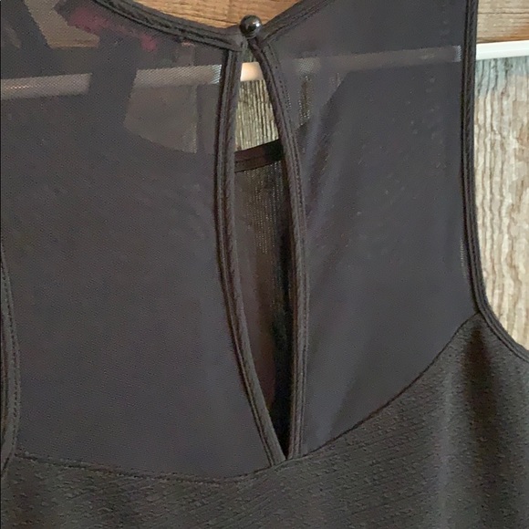 Black Peplum Top - Picture 3 of 4